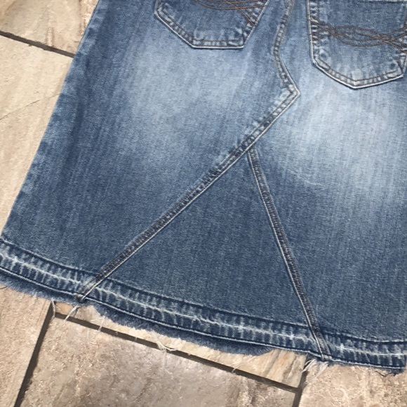 Abercrombie & Fitch Distressed Denim Skirt - Picture 8 of 13